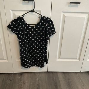 Polka dot blouse